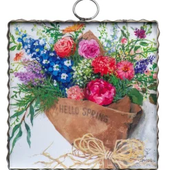 The Round Top Collection Wildflower Bouquet Mini Gallery Art
