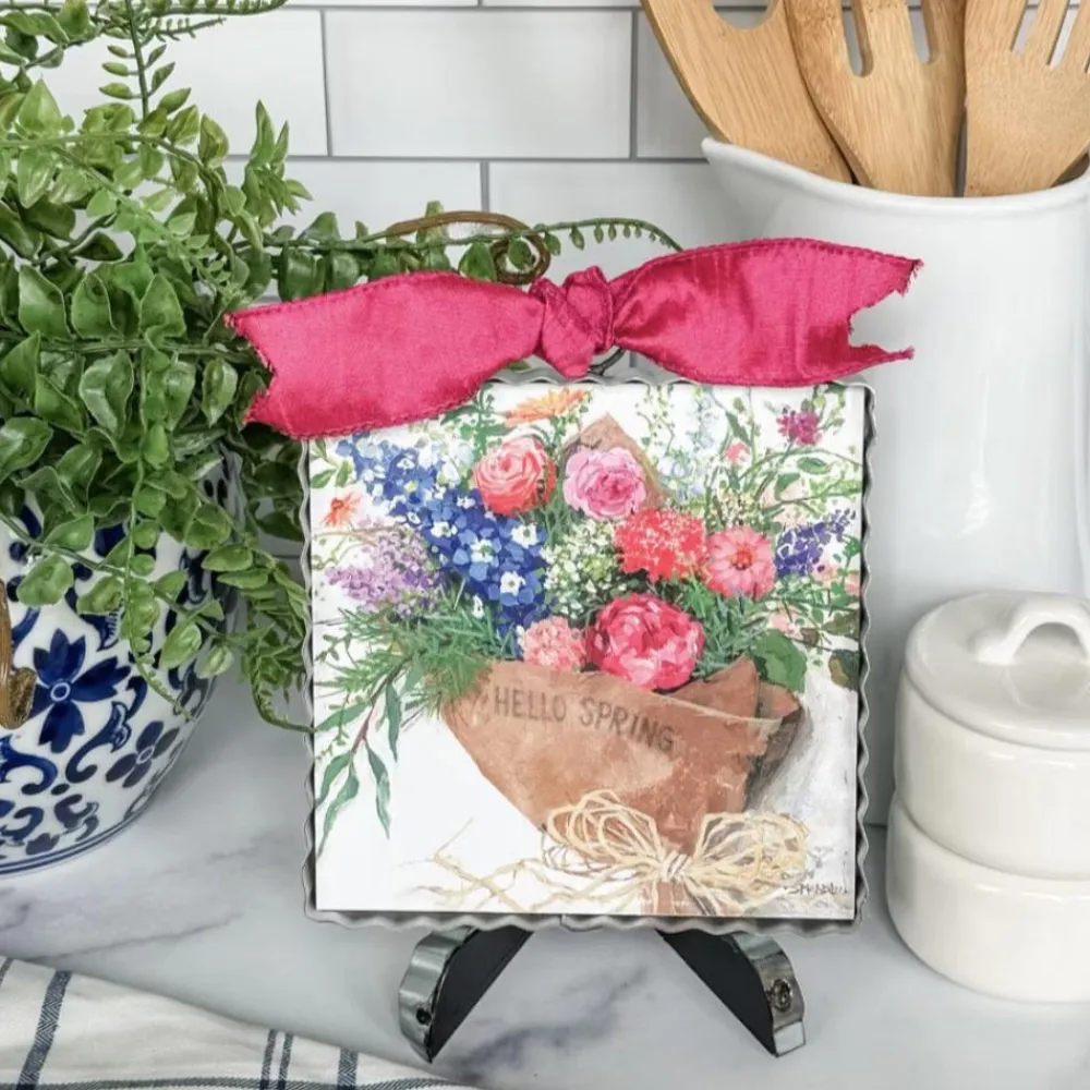 The Round Top Collection Wildflower Bouquet Mini Gallery Art