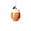 Happy Everything Wine Cheers Shaped Ornament