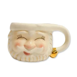 Glitterville Winking Papa Noel Mug by
