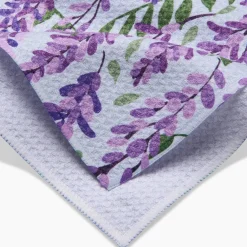 Geometry Wisteria Tea Towel