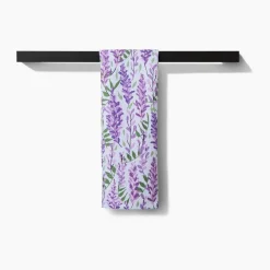 Geometry Wisteria Tea Towel