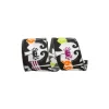 Reliant Ribbon Witches Legs and Spiders on White Ribbon, 2.5" X 10YD