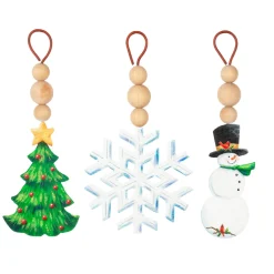 The Round Top Collection Wood Bead Holiday Ornament