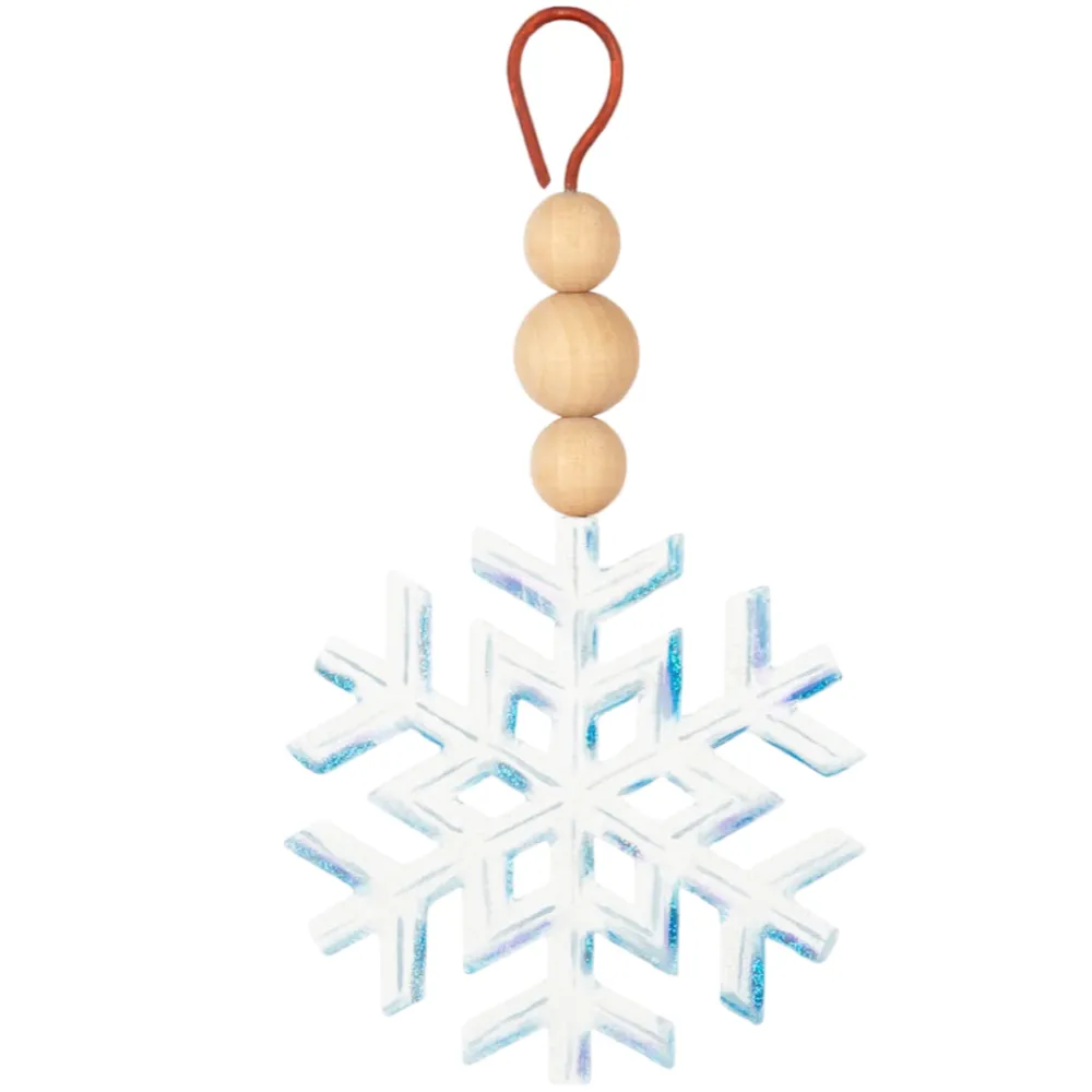 The Round Top Collection Wood Bead Holiday Ornament
