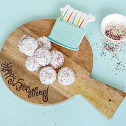 Happy Everything Wooden Mini Serving Board by !