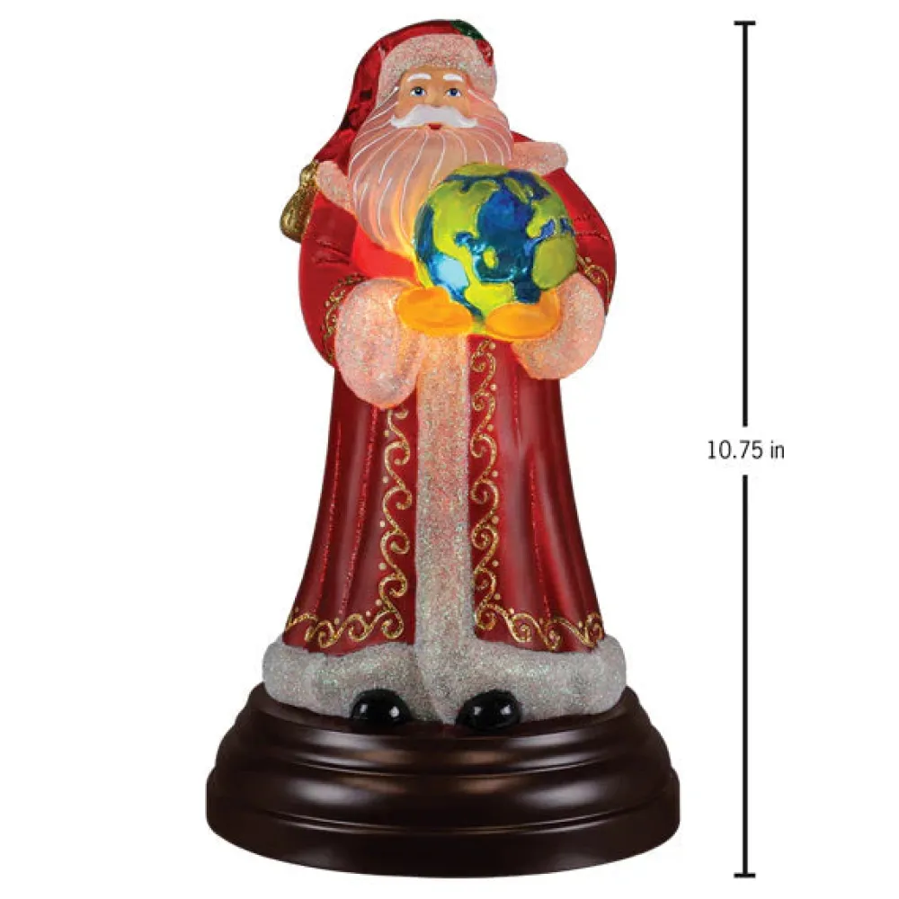 Old World Christmas World Peace Santa Light