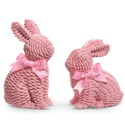 RAZ Woven Bunnies, Pink