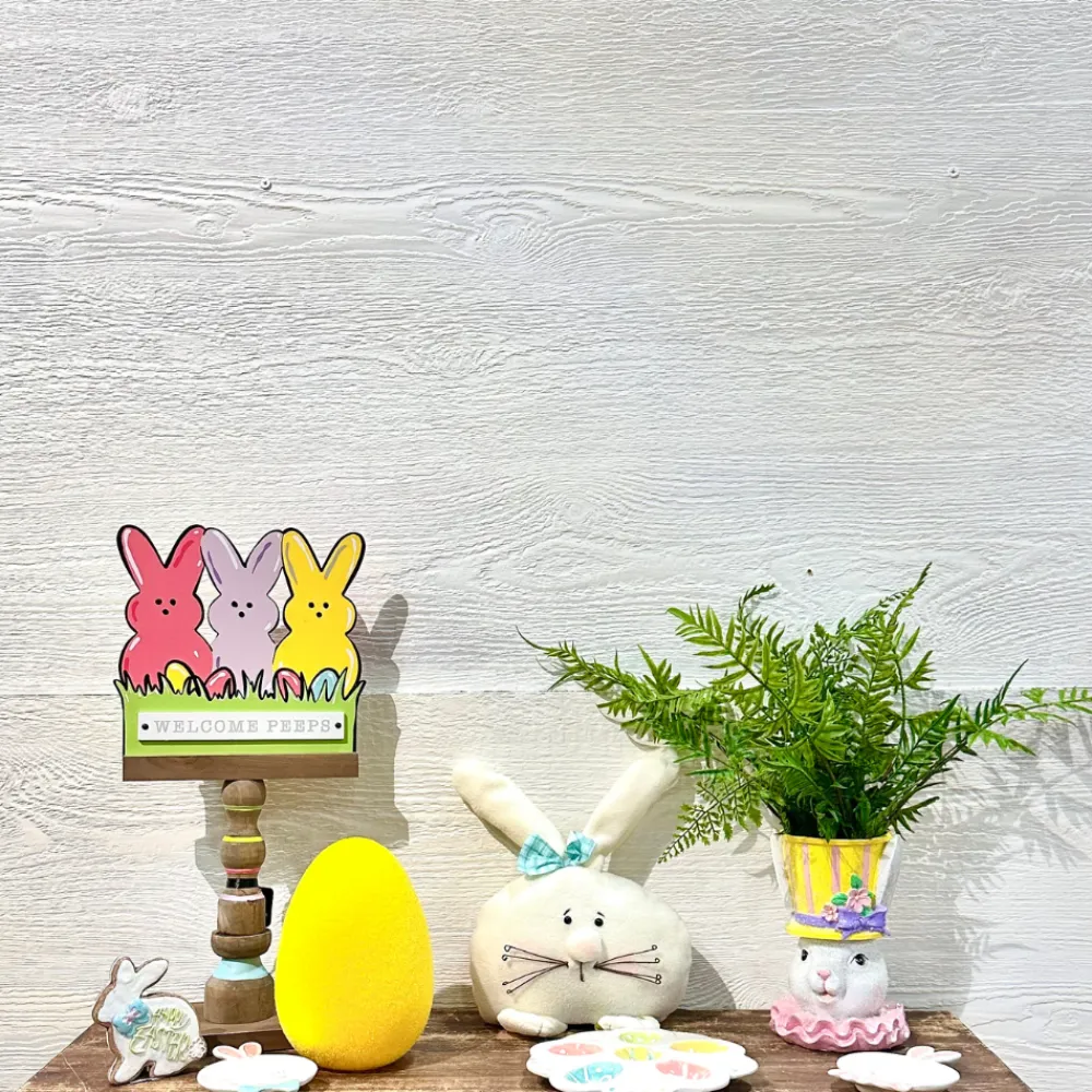 180 Degrees Yellow Flocked Eggs