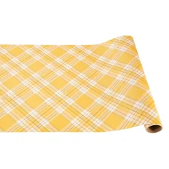 Hester & Cook Yellow Plaid Runner