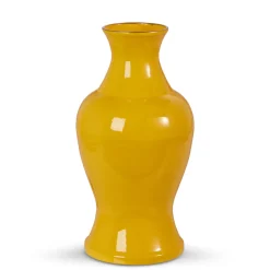 RAZ Yellow Vase, 12"