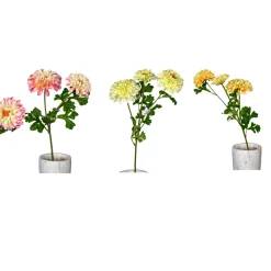 CRI Zinnia Blooms Spray