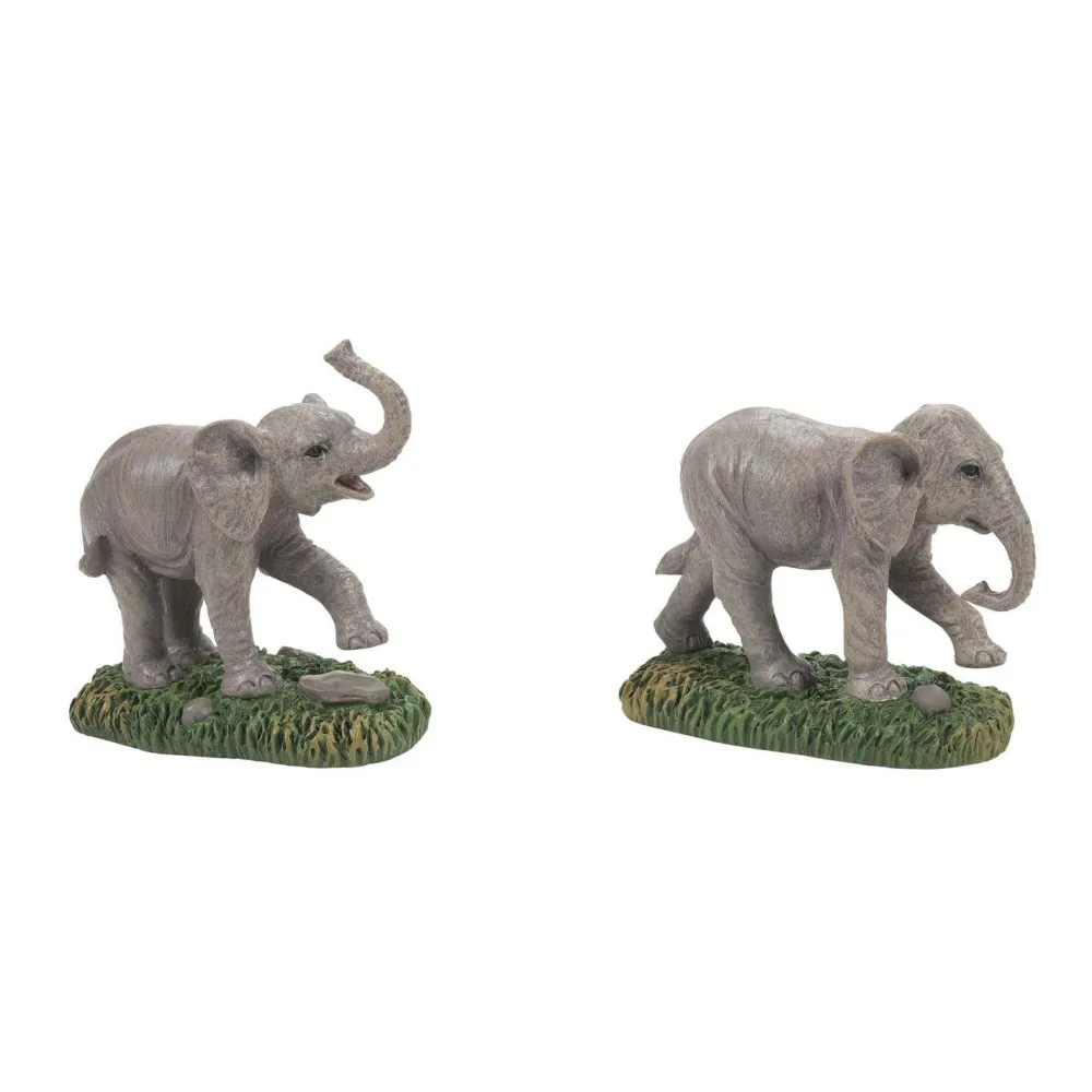 Department 56 Zoological Garden Elephant Set, Dept. 56 Village